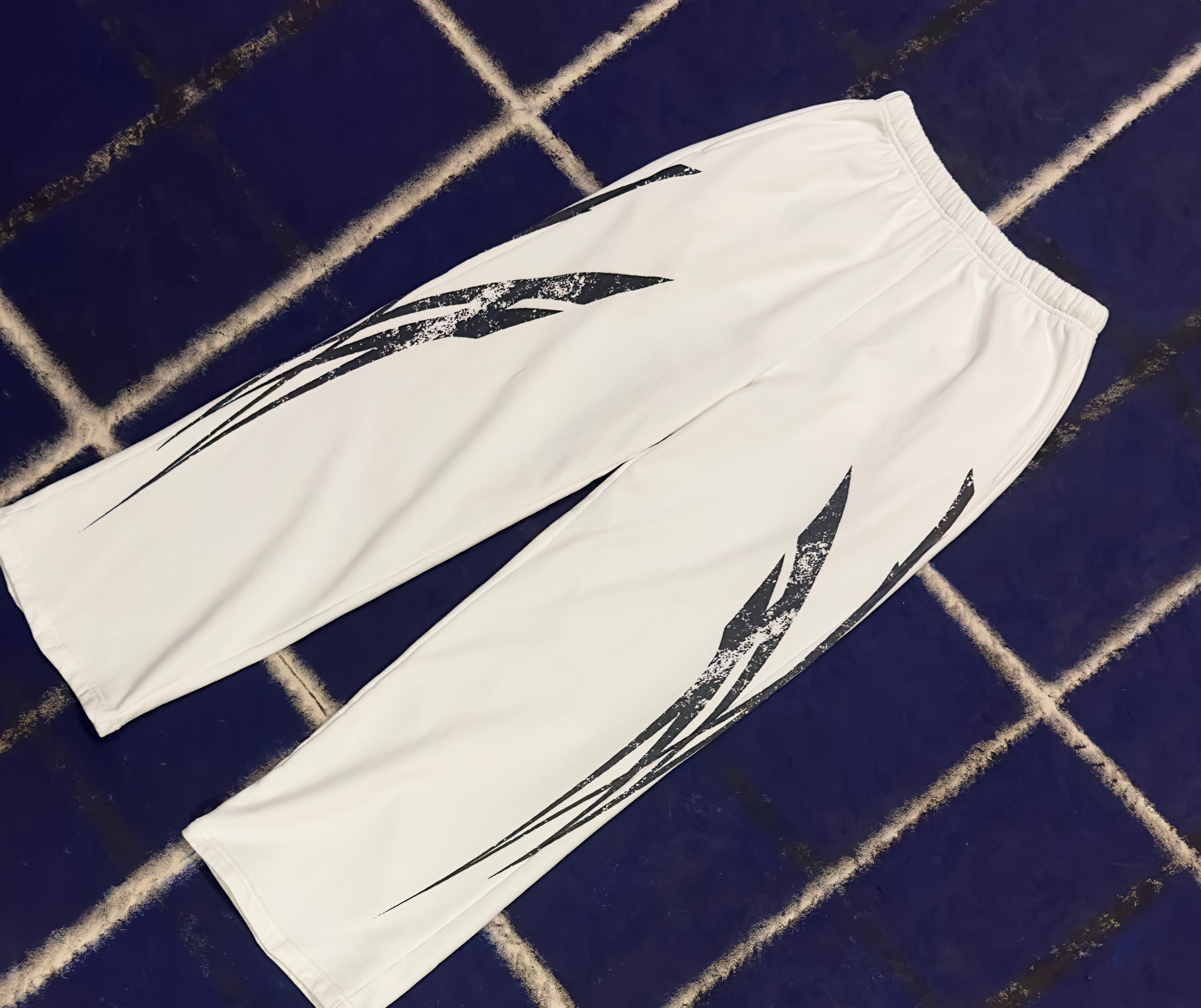 White Vicious Insurance Pants