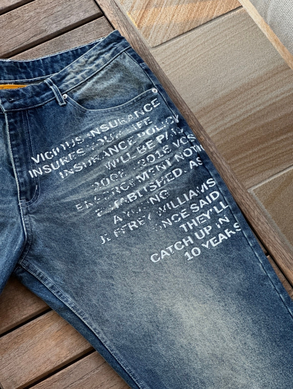 INSURANCE POLICY JEANS