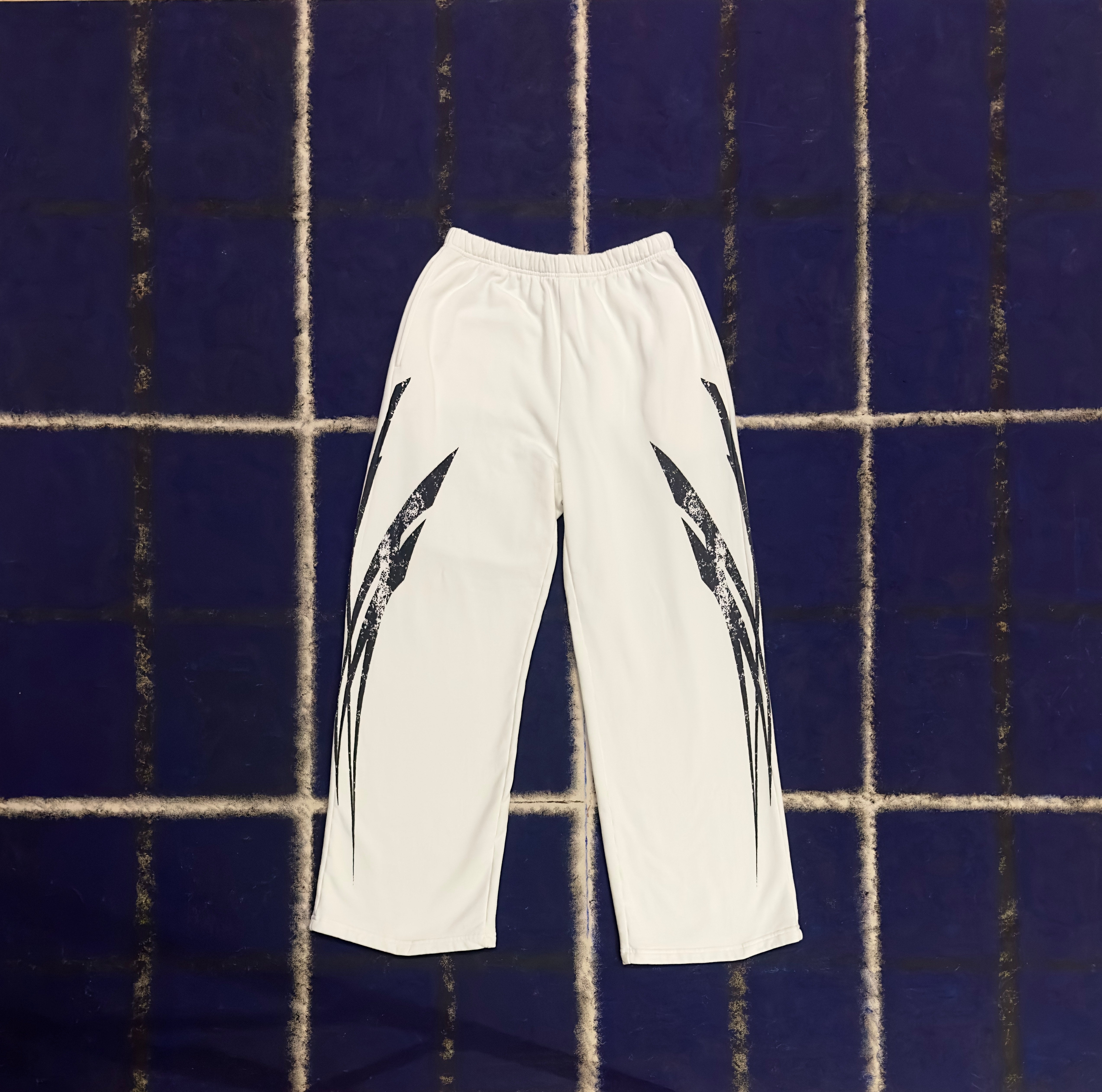White Vicious Insurance Pants